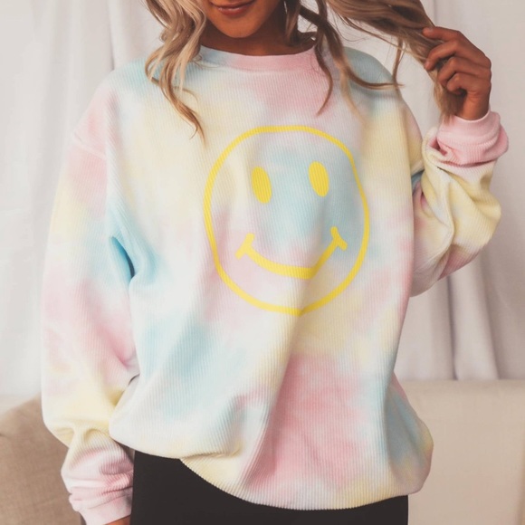 Smiley Tye Dye Cord - Picture 2 of 3